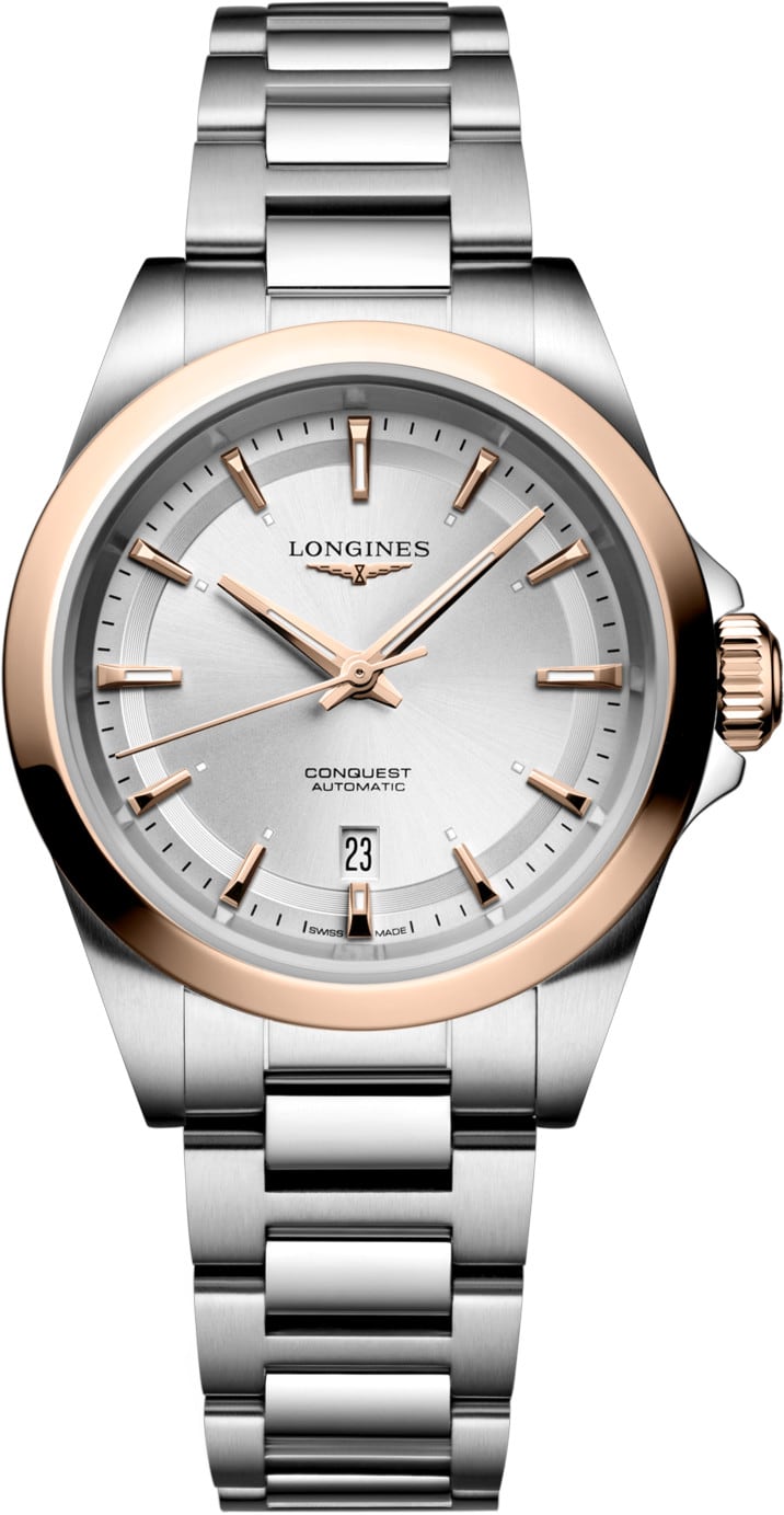Longines L3.320.5.72.6 Conquest Silver on Bracelet