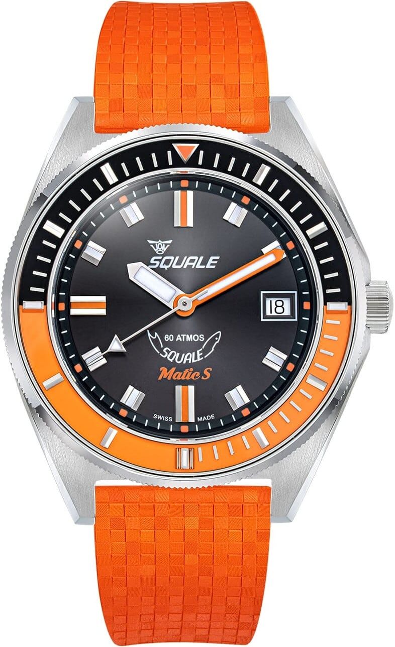 Squale MATICBKOBK.MROR Matic S Orange Mosaic