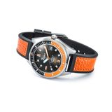 Squale MATICBKOBK.RLOR Matic-S Orange HydroLeather image 4 thumbnail