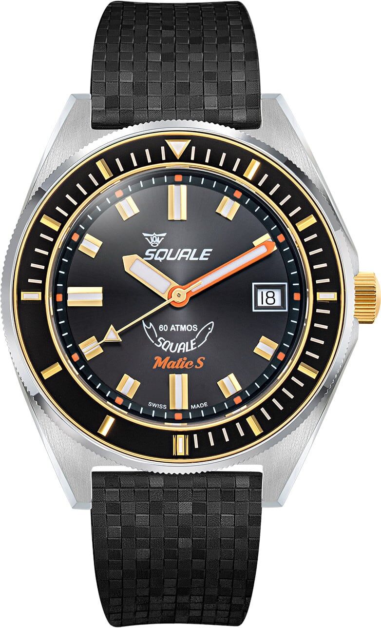 Squale MATICGBKBK.MRBK Matic S Two-Tone Mosaic