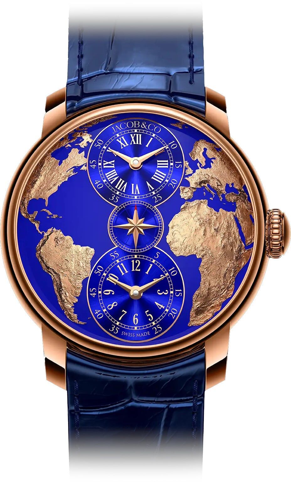 Jacob & Co. DT100.40.AA.AE.A The World Is Yours Dual Time Zone