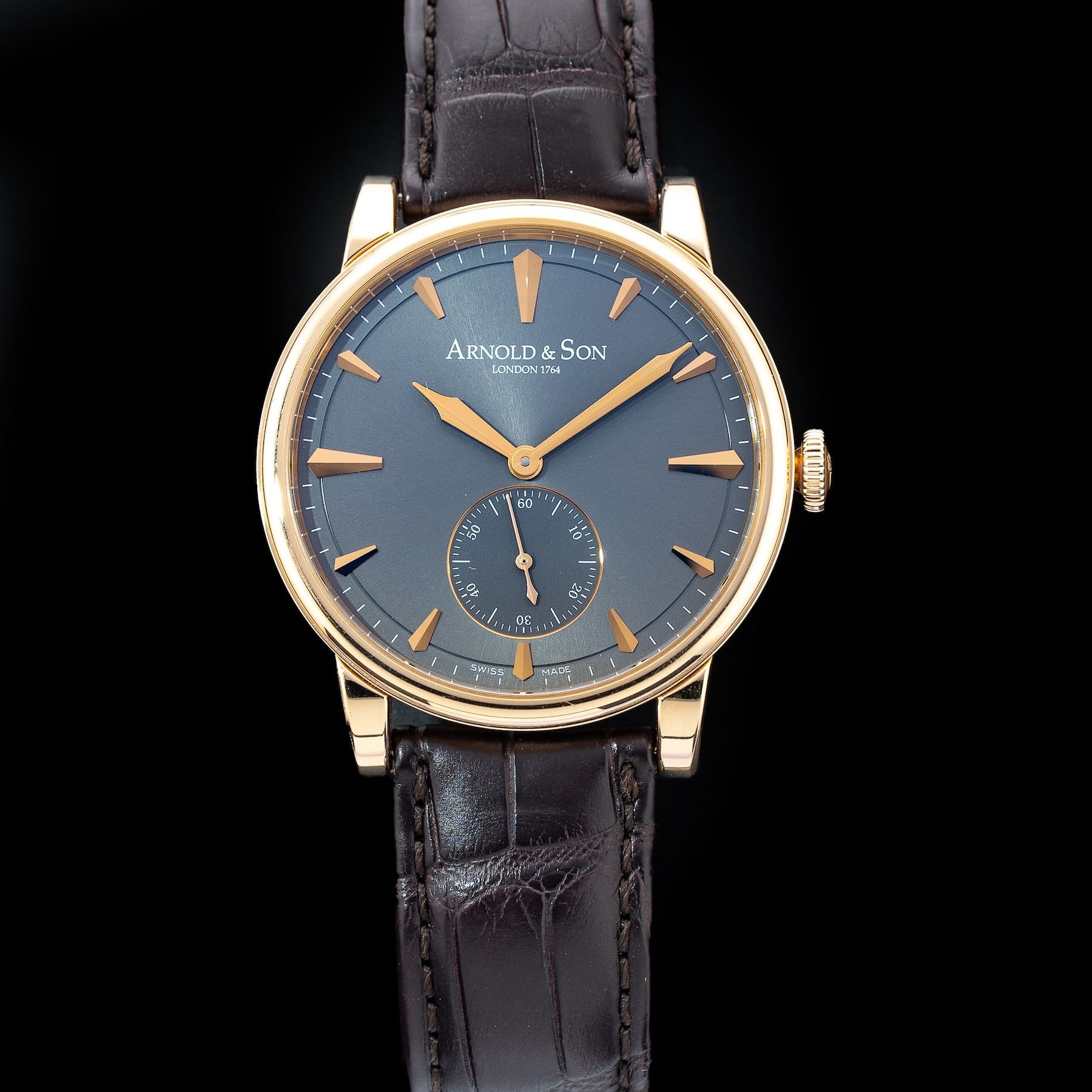 Arnold & Son 1.LCAP.S04A Pink Gold Grey Dial