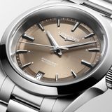 Longines L3.430.4.62.6 Conquest Sunray Brown Dial on Bracelet image 2 thumbnail