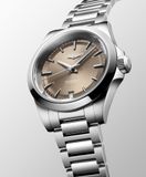 Longines L3.430.4.62.6 Conquest Sunray Brown Dial on Bracelet image 10 thumbnail