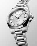 Longines L3.430.4.72.6 Conquest Sunray Silver Dial on Bracelet image 6 thumbnail