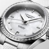 Longines Conquest L3.430.0.87.9 White Mother-of pearl Dial on Strap image 2 thumbnail