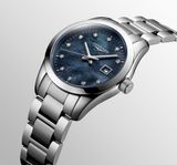 Longines  L2.286.4.88.6 Conquest Classic Black Mother-of-pearl Dial on Bracelet image 5 thumbnail