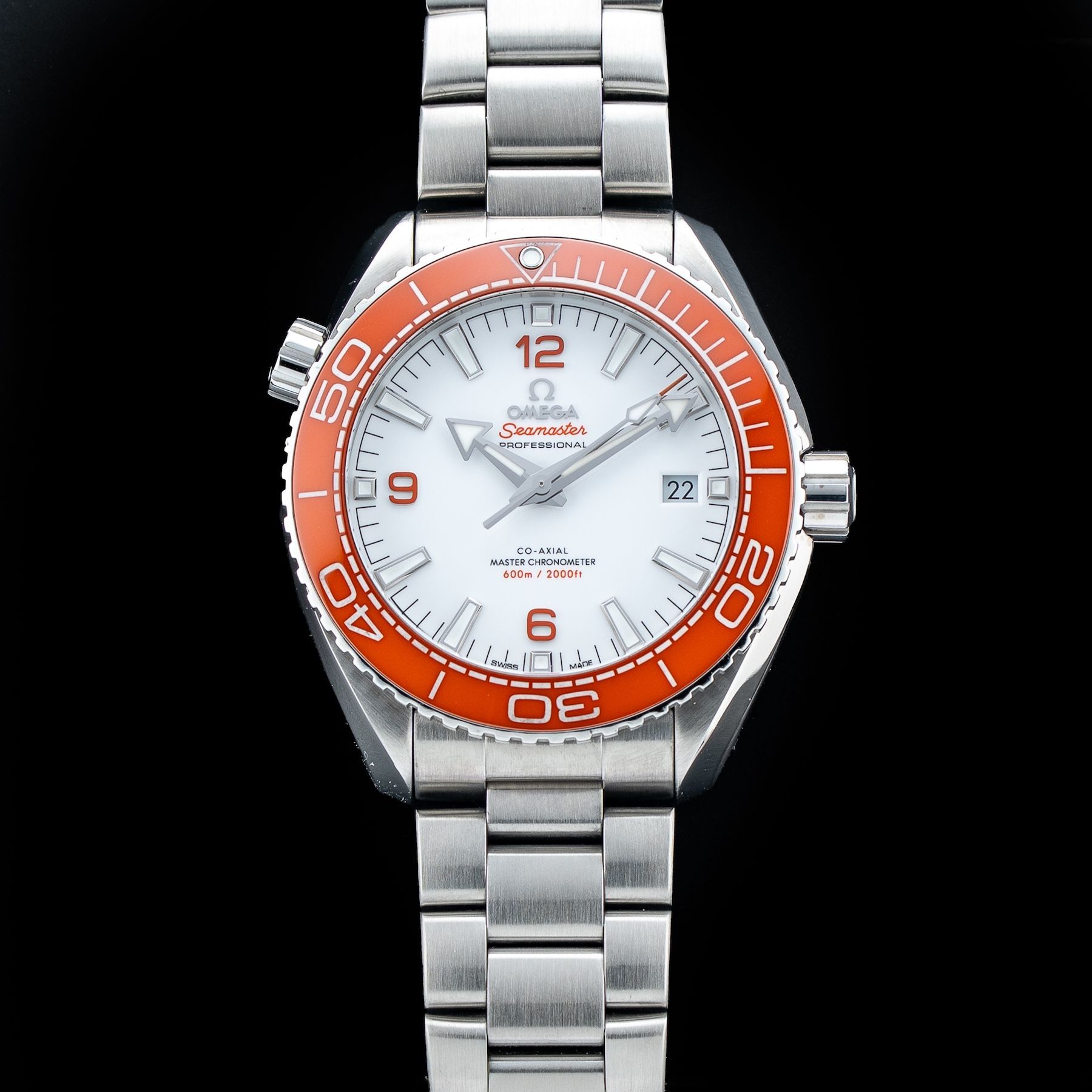 Omega 215.30.44.21.04.001 Seamaster Planet Ocean 600M Master Chronometer Orange