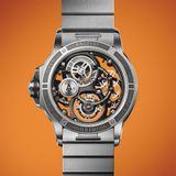 Angelus 0TSZF.B01A.M0249E Flying Tourbillon Titanium Orange image 3 thumbnail