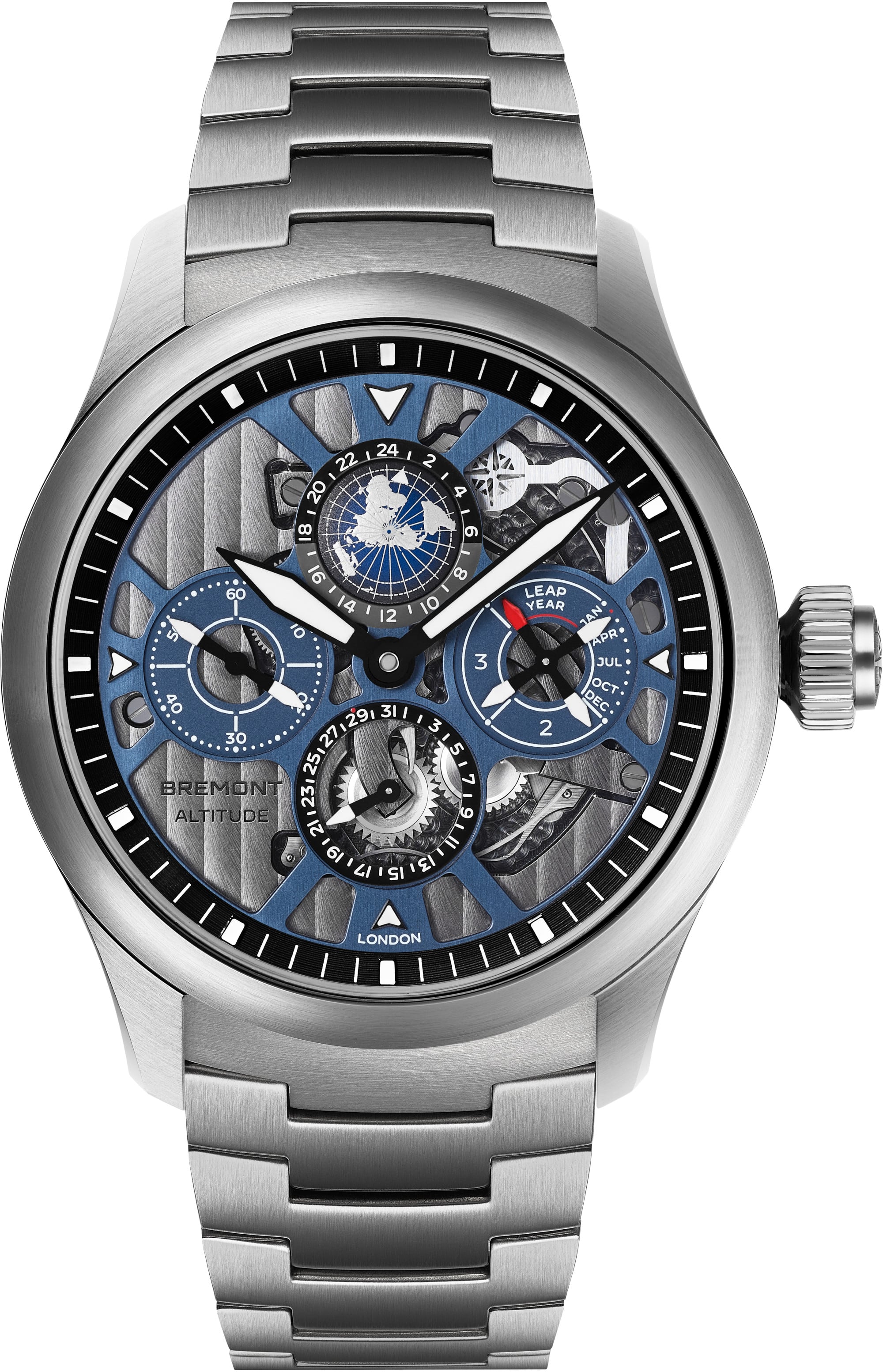 Bremont ALT42-PER-TI-BLSKL-B Altitude Perpetual Calendar GMT