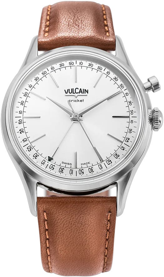 Vulcain 100173A20.BAC207 Cricket President 39mm Silver
