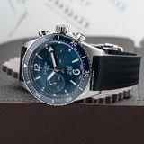 Glashütte Original 1-37-23-02-81-33 SeaQ Chronograph Blue Dial On Rubber Strap image 6 thumbnail
