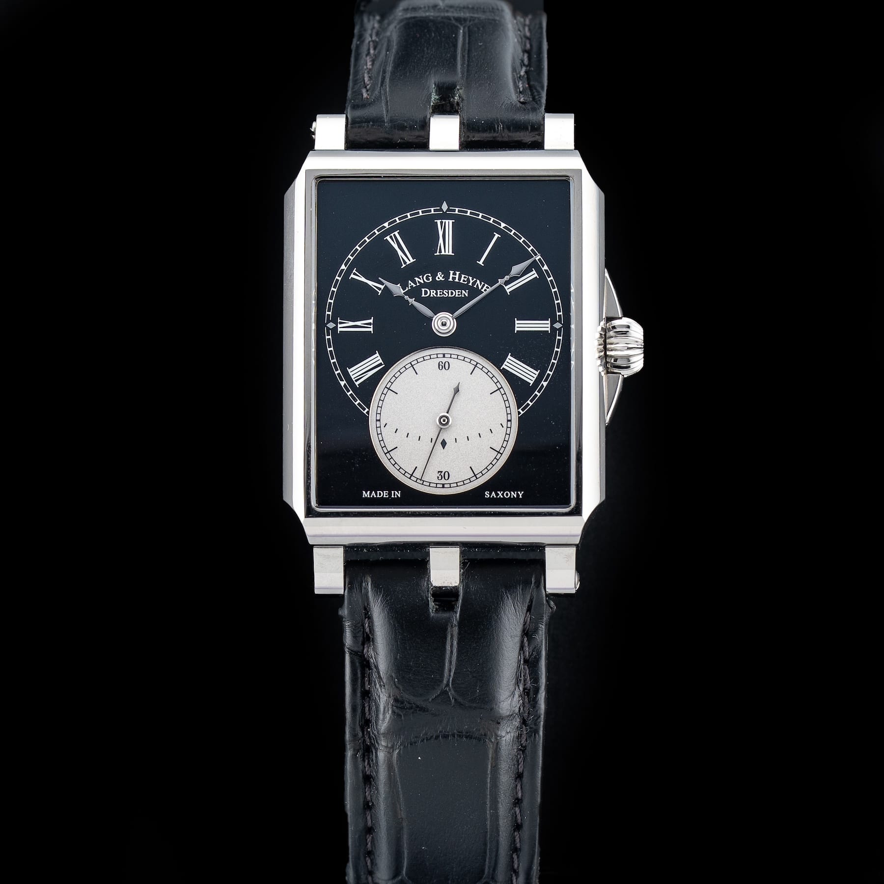 Lang & Heyne Georg Stainless Steel Black Dial