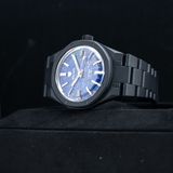 Nivada Grenchen 68022A77 F77 Black Ceramic Lapis Lazuli on Bracelet image 8 thumbnail