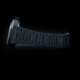 Nivada Grenchen 68022A77 F77 Black Ceramic Lapis Lazuli on Bracelet image 4 thumbnail