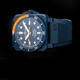 Bell & Ross BR03-92-D-C-10082 Tara Blue Ceramic image 3 thumbnail