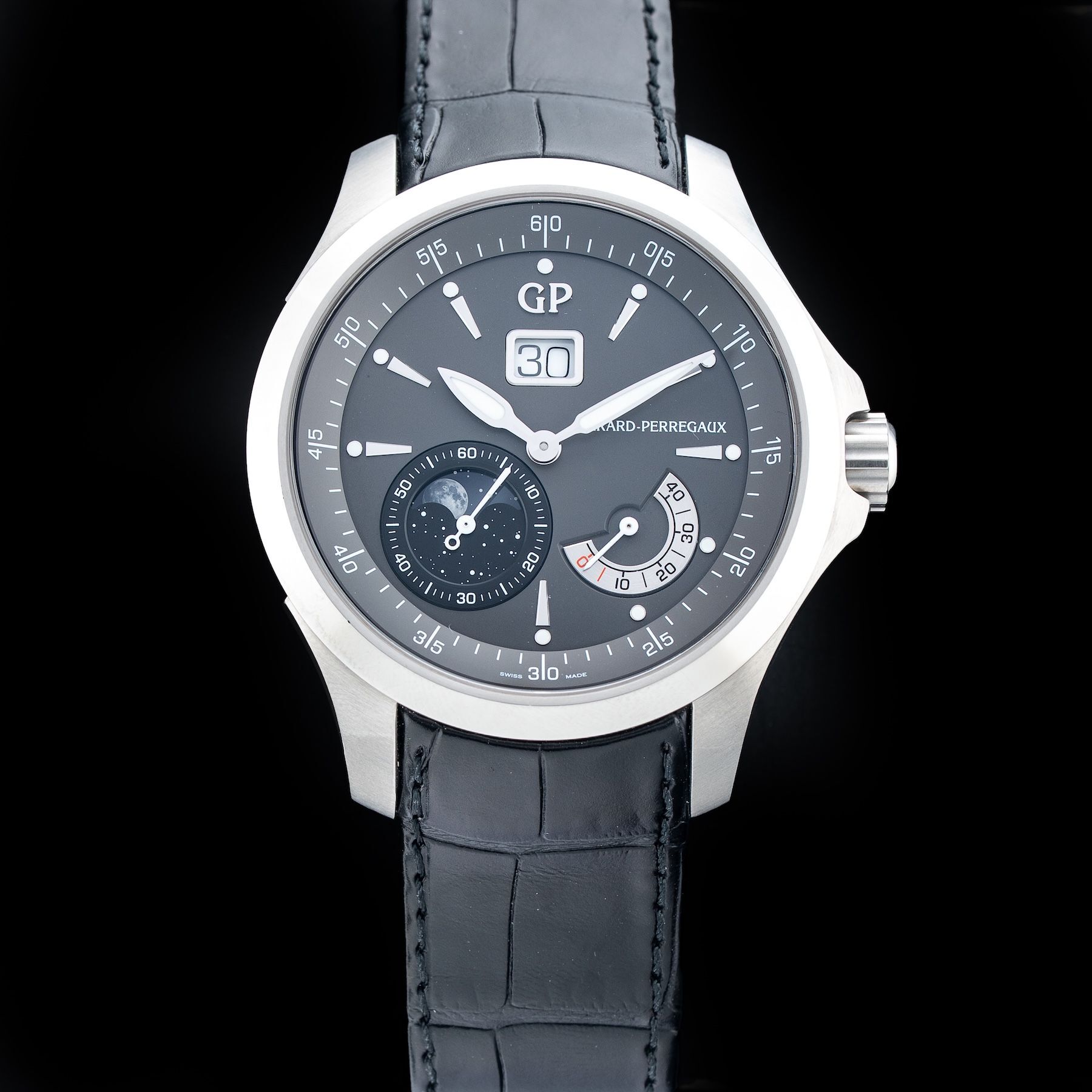 Girard Perregaux 49650 Traveller Large Date Moonphases
