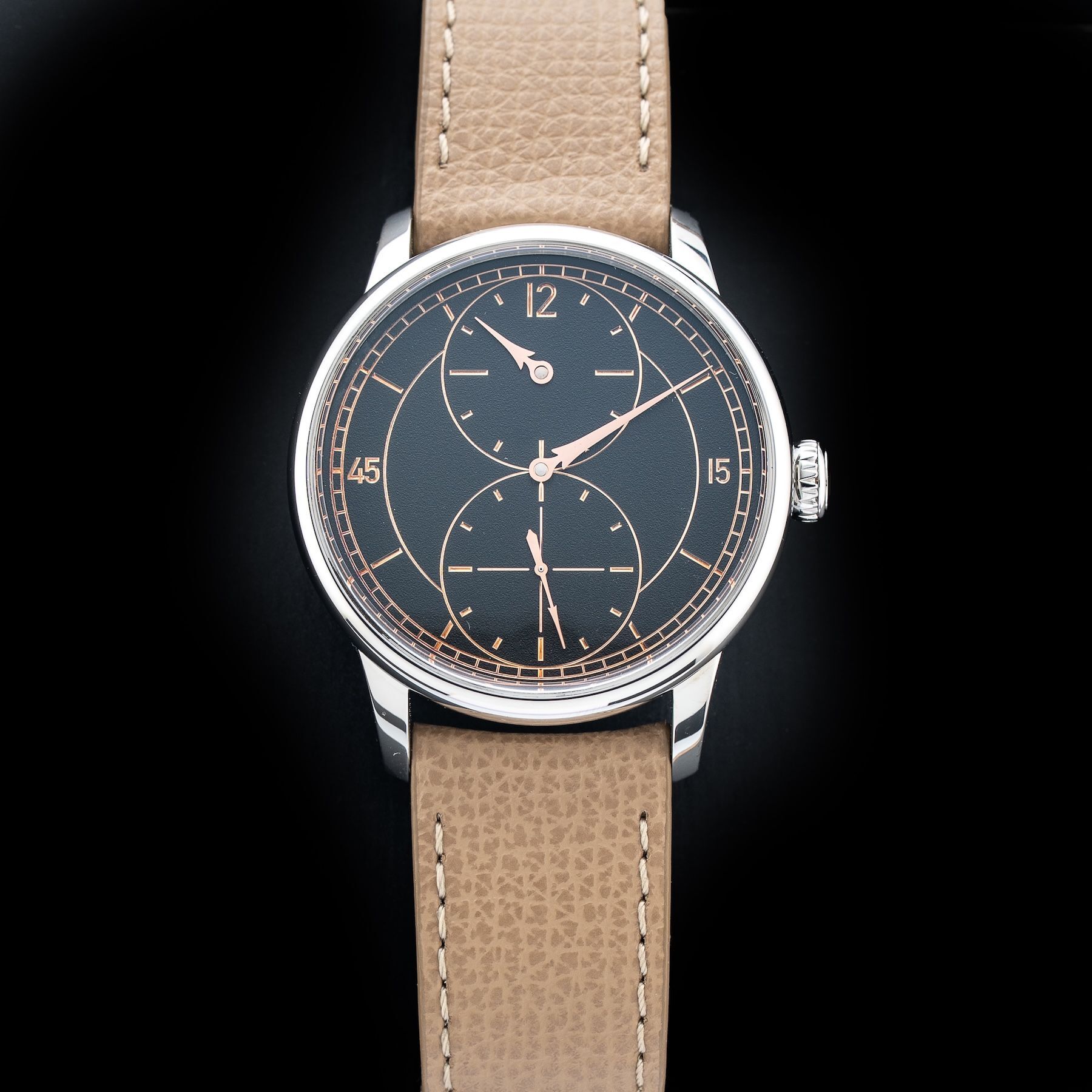 Louis Erard 85L.48AA.13 Le Régulateur Gravé Noir