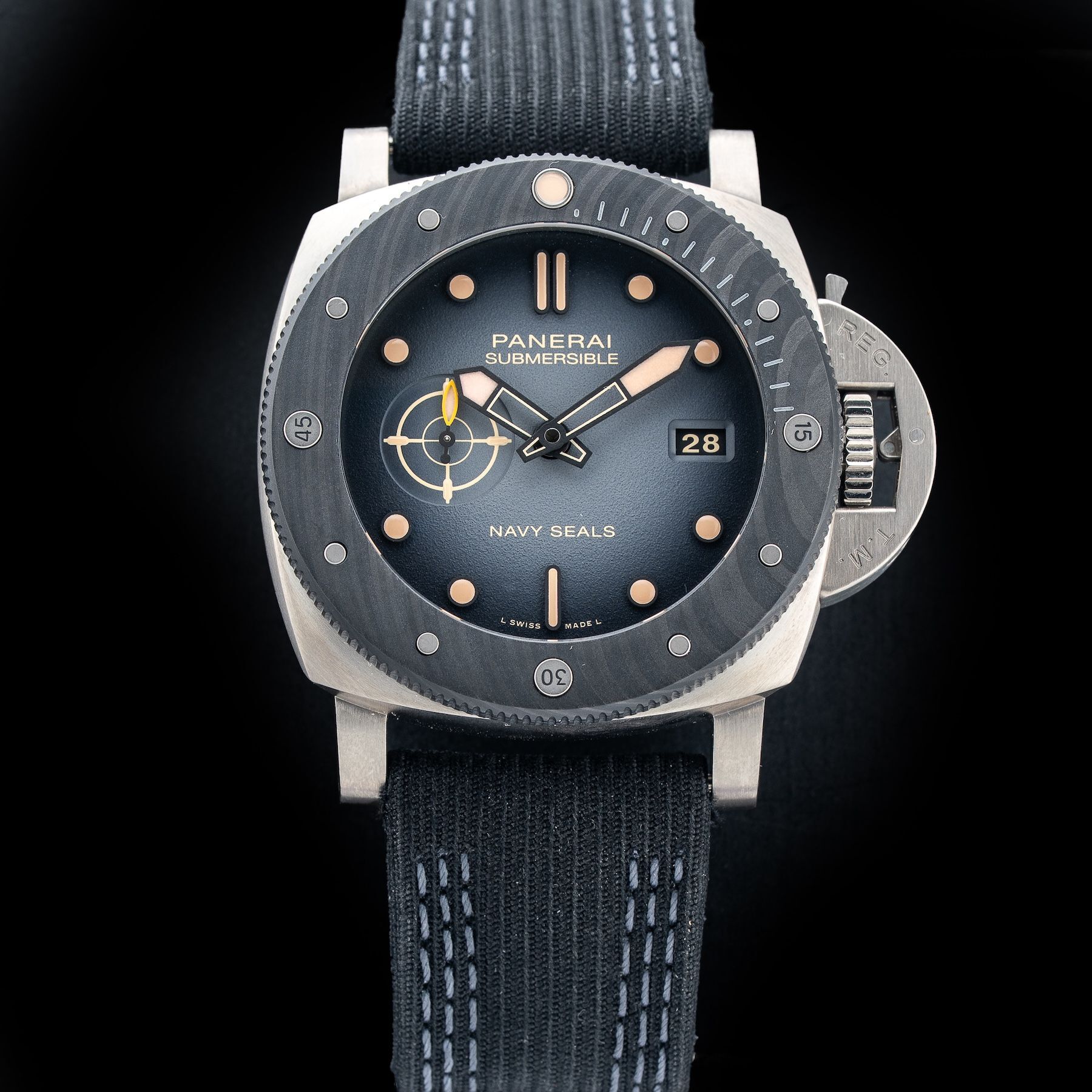 Panerai PAM01669 Submersible Navy SEALs Titanio