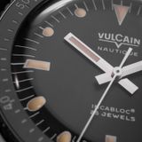 Vulcain 660170A07.BAR200 Skindiver Nautique Black with Khaki Brown Lum image 1 thumbnail