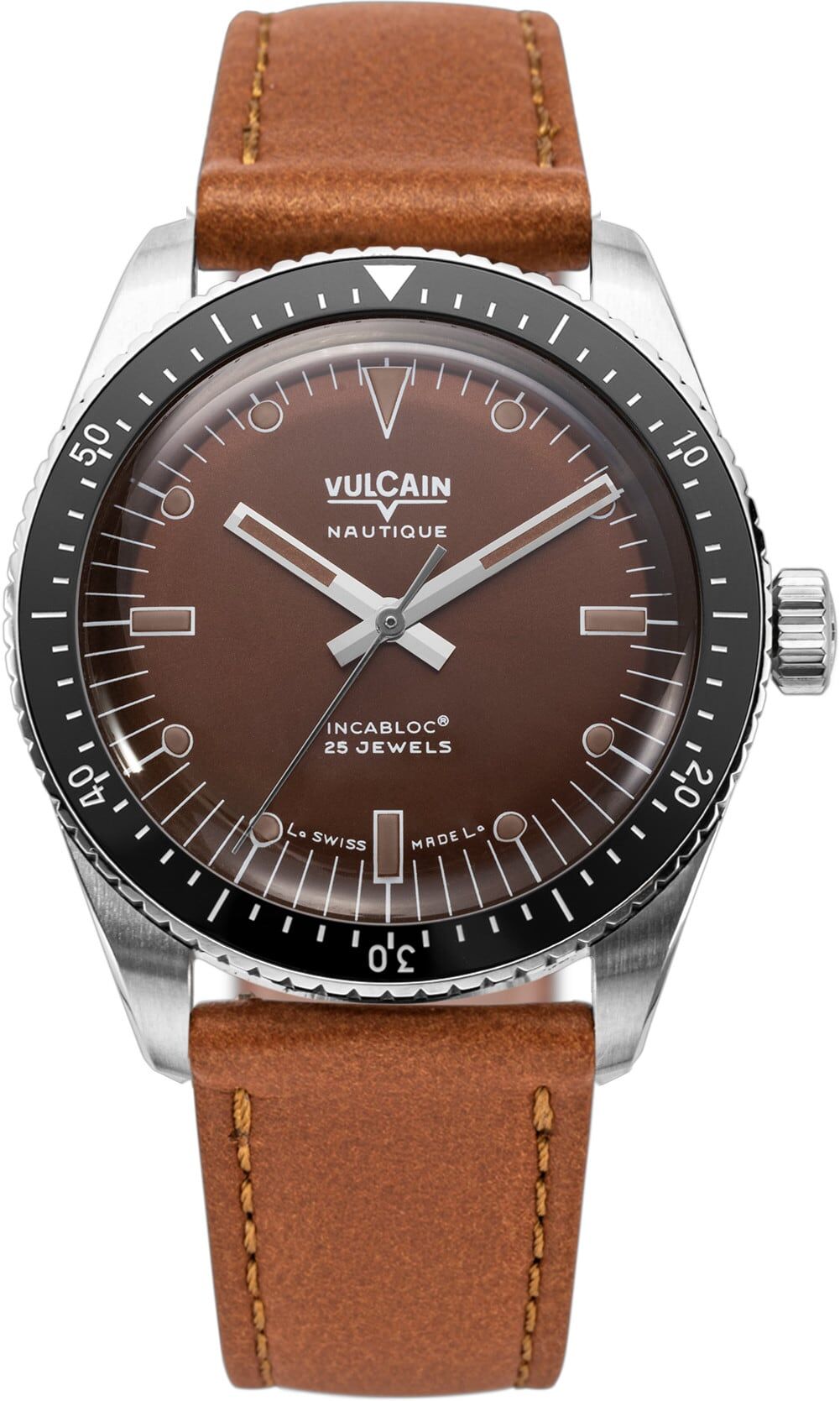 Vulcain 660170A47.BAC207 Skindiver Nautique Brown Dial