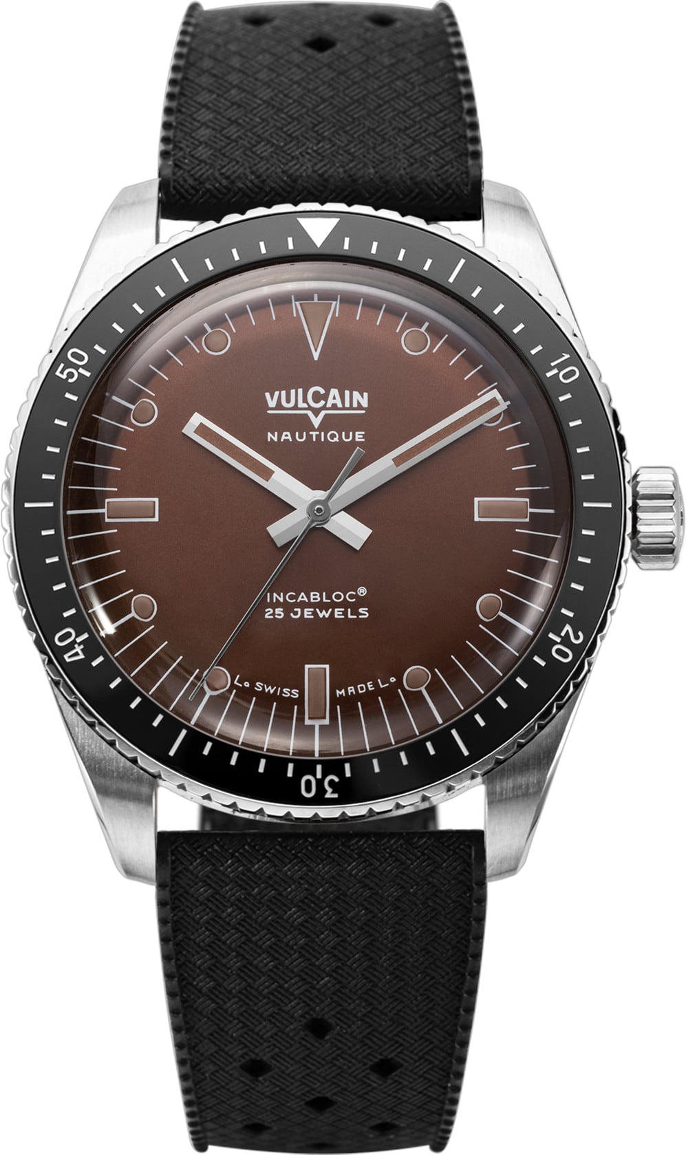 Vulcain 660170A47.BAR200 Skindiver Nautique Brown Dial