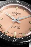 Vulcain 660170B87.BHM286 Skindiver Nautique Salmon Beige Luminova image 2 thumbnail