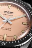 Vulcain 660170B87.BHM286 Skindiver Nautique Salmon Beige Luminova image 4 thumbnail