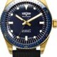 Vulcain 661170A37.BOR200 Skindiver Nautique Gold & Blue image 0 thumbnail