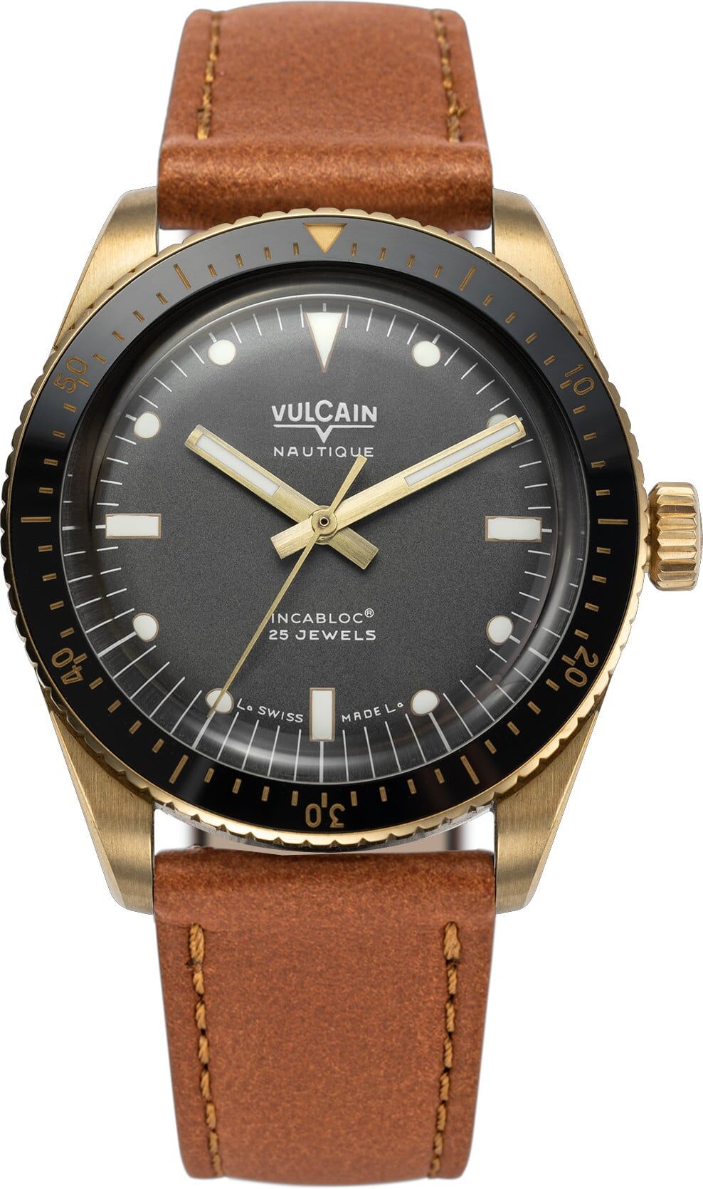 Vulcain 662170A17.BNC207 Skindiver Nautique Bronze & Grey