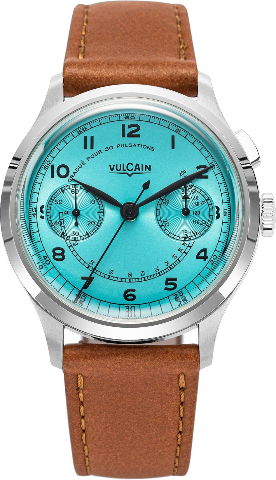 Vulcain 650167A38.207 Monopusher Heritage Turquoise