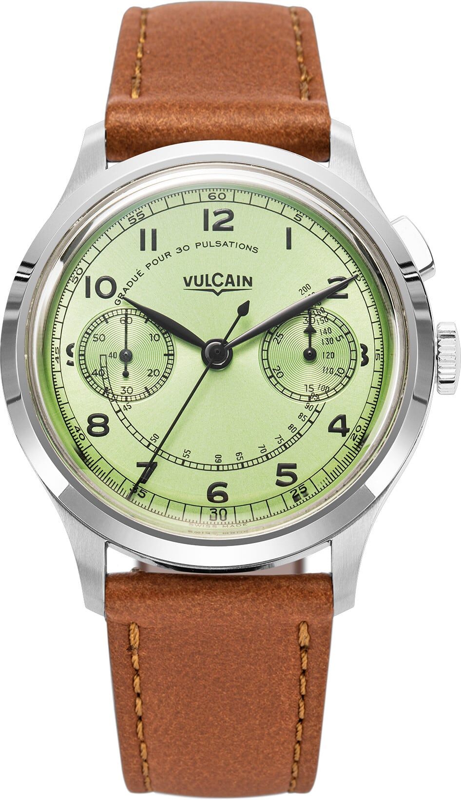 Vulcain 650167A98.BAC207 Monopusher Heritage Green