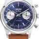 Vulcain 640109A30.BAC207 Chronograph 70's Blue image 0 thumbnail