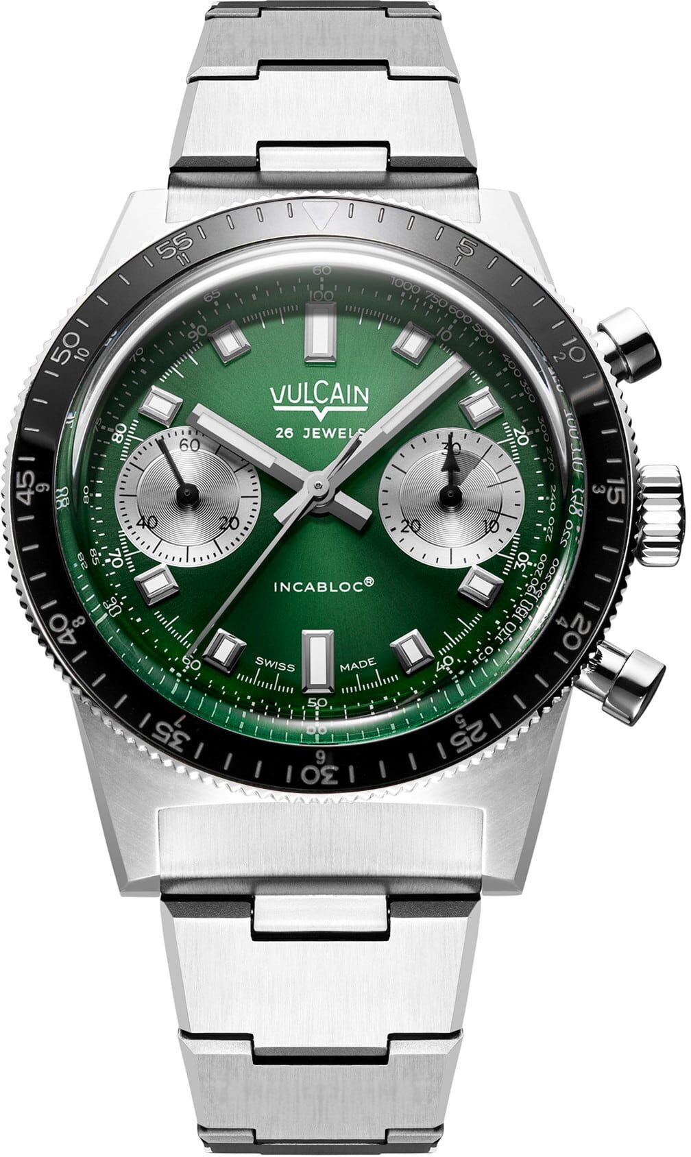 Vulcain 590176BK7.BHM286 Skindiver Chronograph Green
