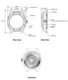 Nivada Grenchen 68035A77-DR Mark II Steel on Rubber Strap image 3 thumbnail