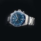 Glashütte Original 1-37-23-02-81-70 SeaQ Chronograph Blue Dial on Bracelet image 3 thumbnail
