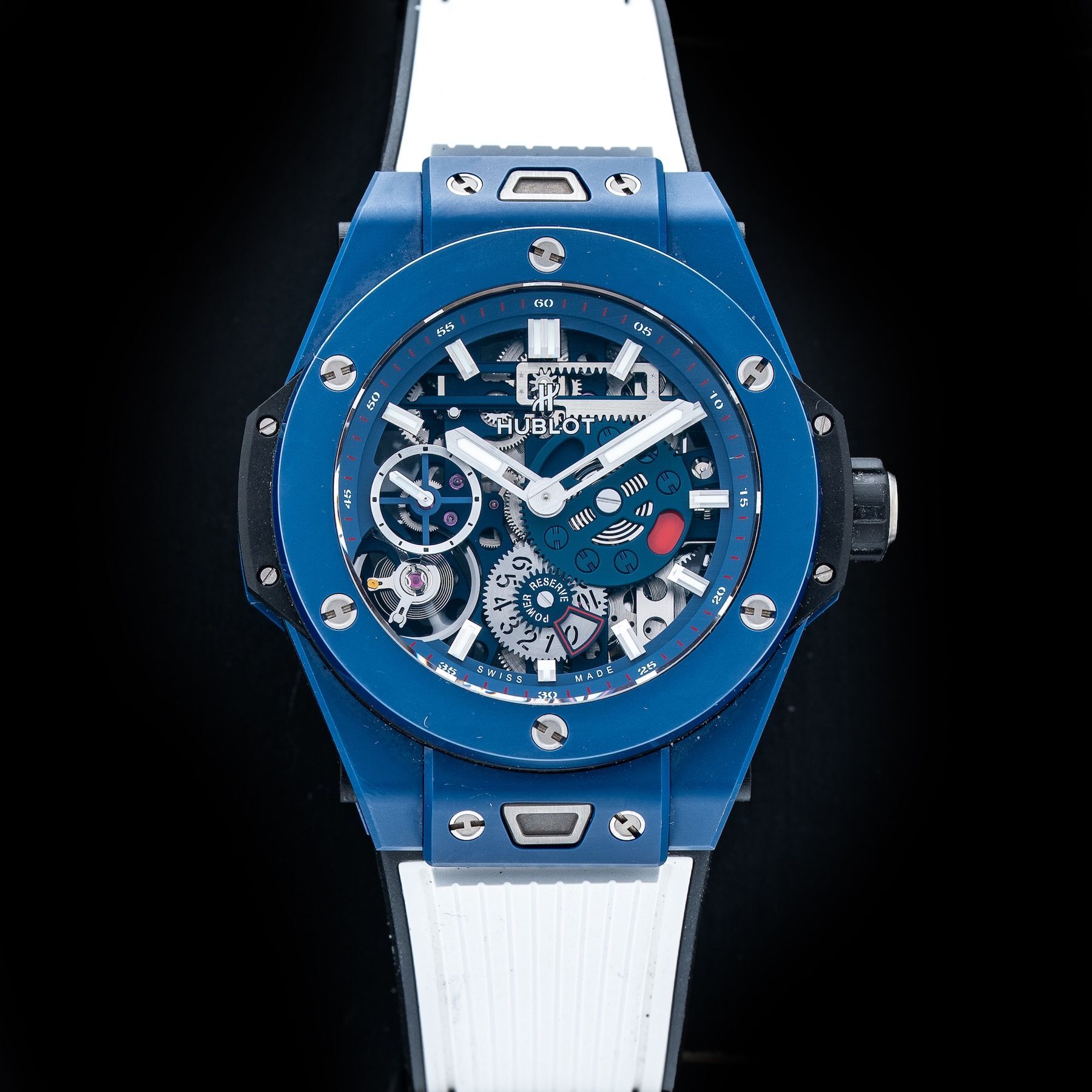 Hublot Big Bang Meca-10 Ceramic Blue 45mm 414.EX.5123.RX