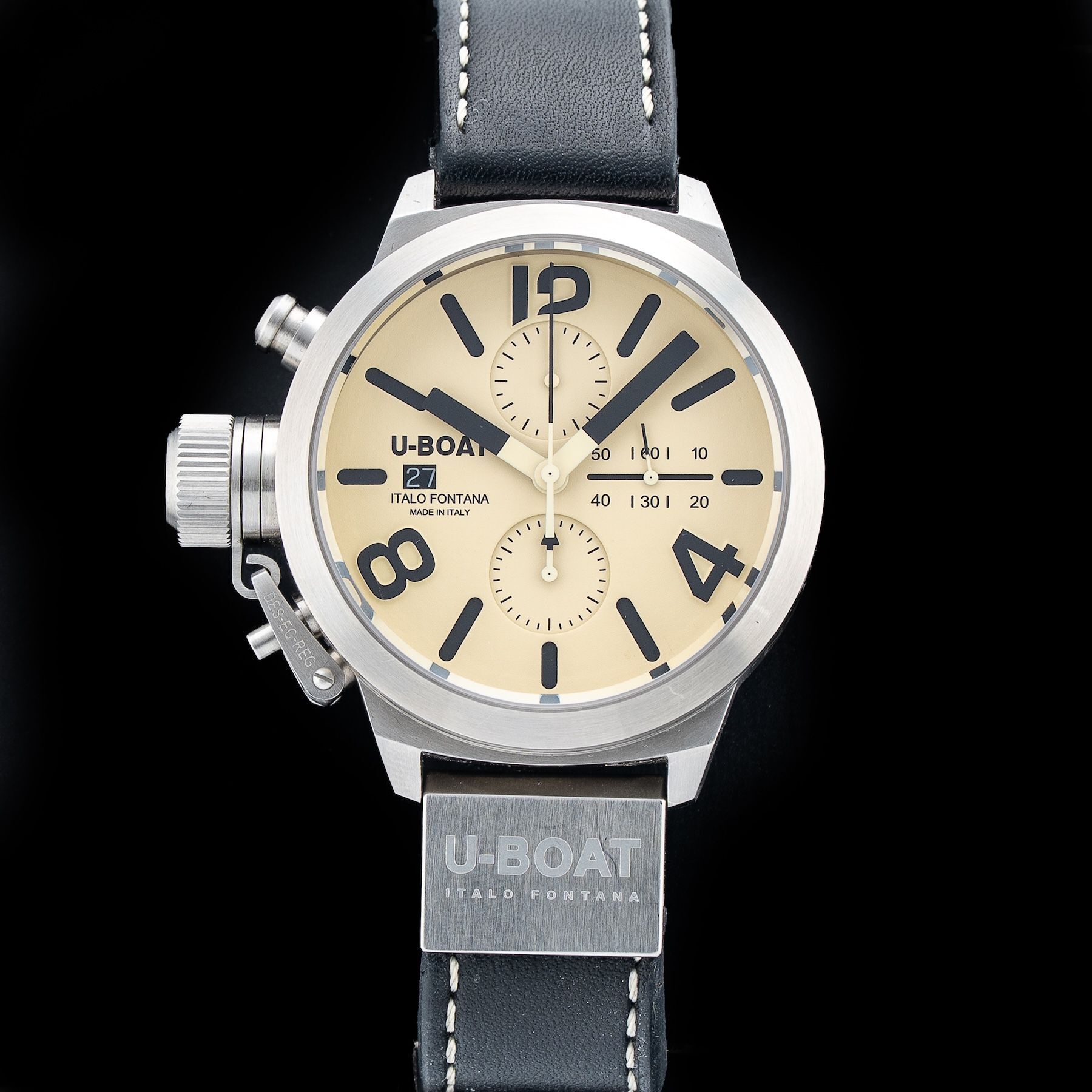 U-Boat Classico Cas 2/45 2268 Beige Dial 45mm