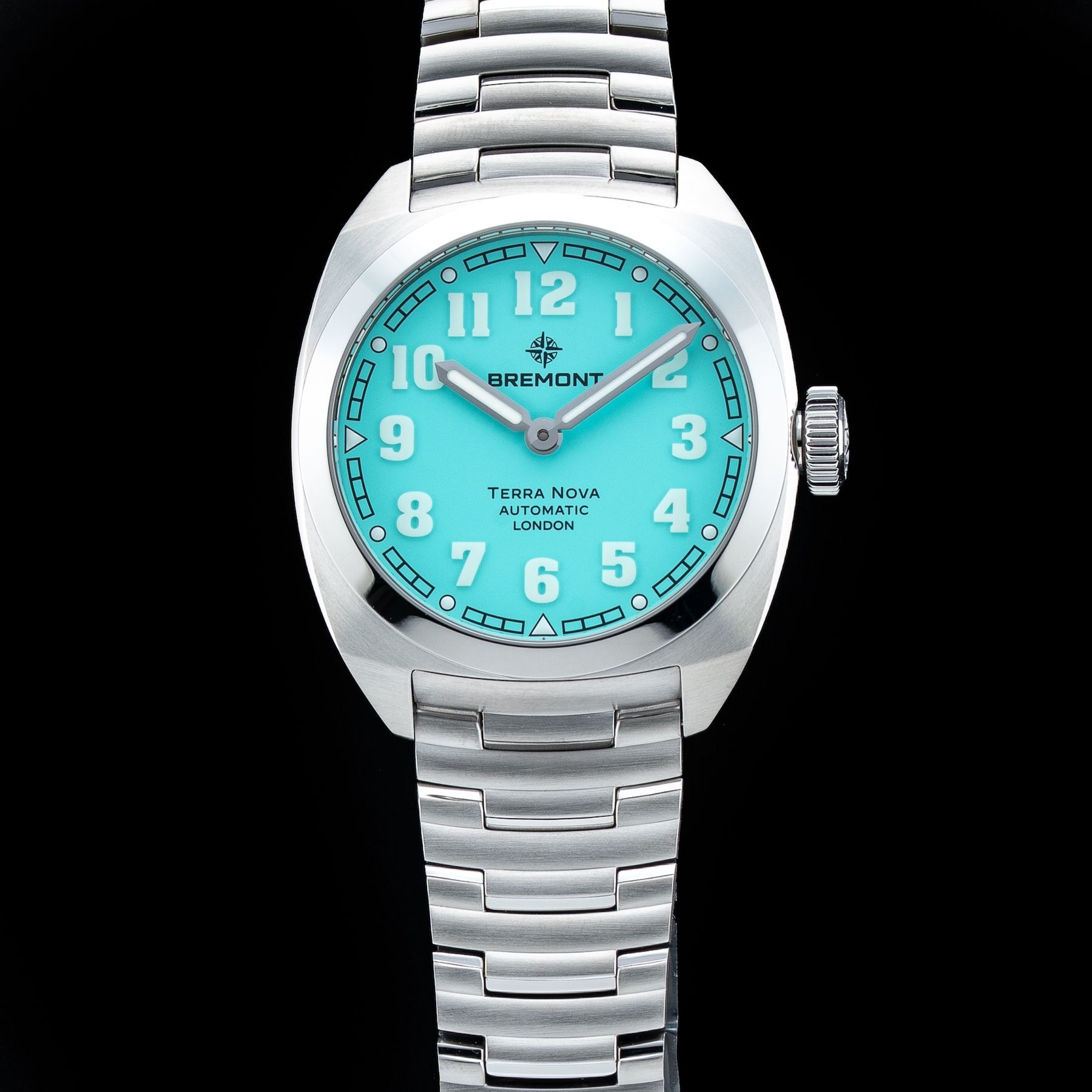 Bremont TN38-ND-SS-TQ-B Terra Nova 38 Turquoise