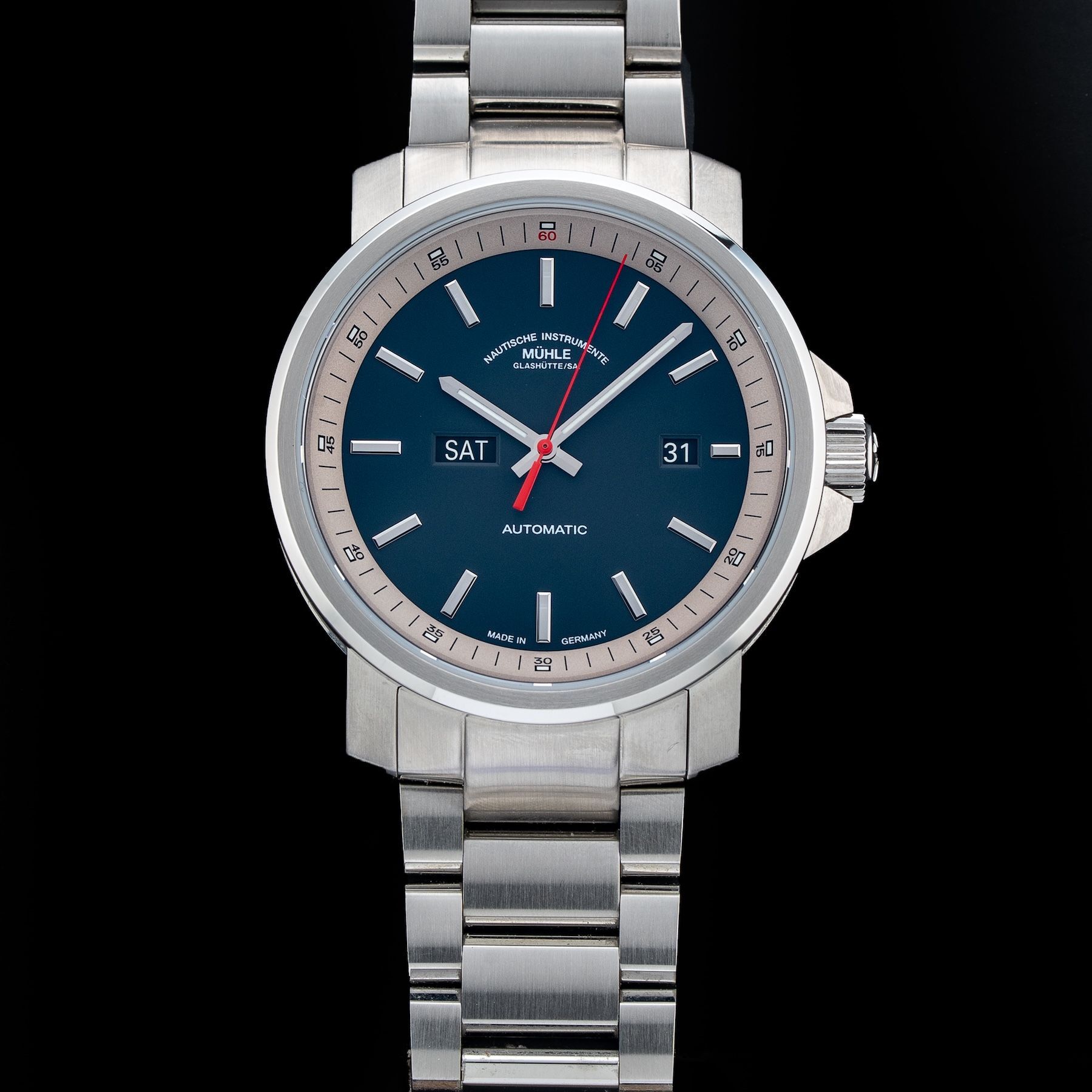 Mühle Glashütte M1-25-34-MB 29ER Day/Date