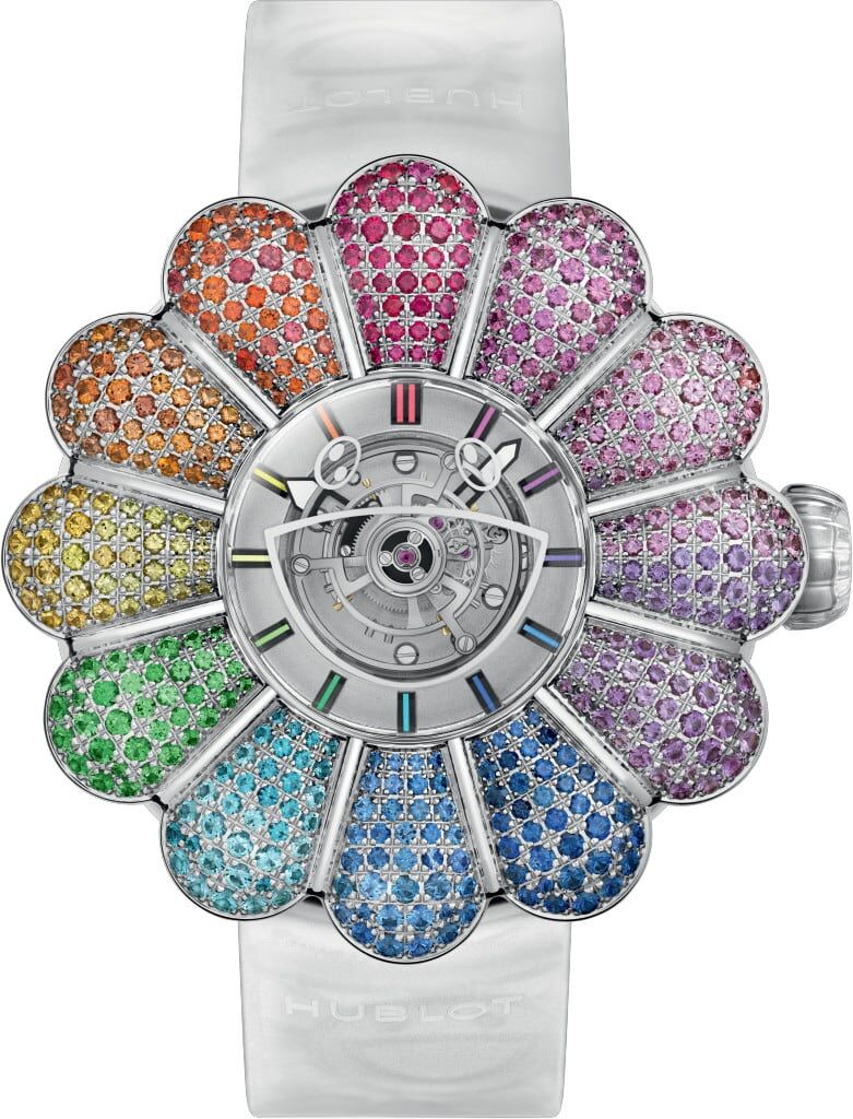 Hublot 915.JX.4802.RT.1199 MP-15 Takashi Murakami Tourbillon Sapphire Rainbow