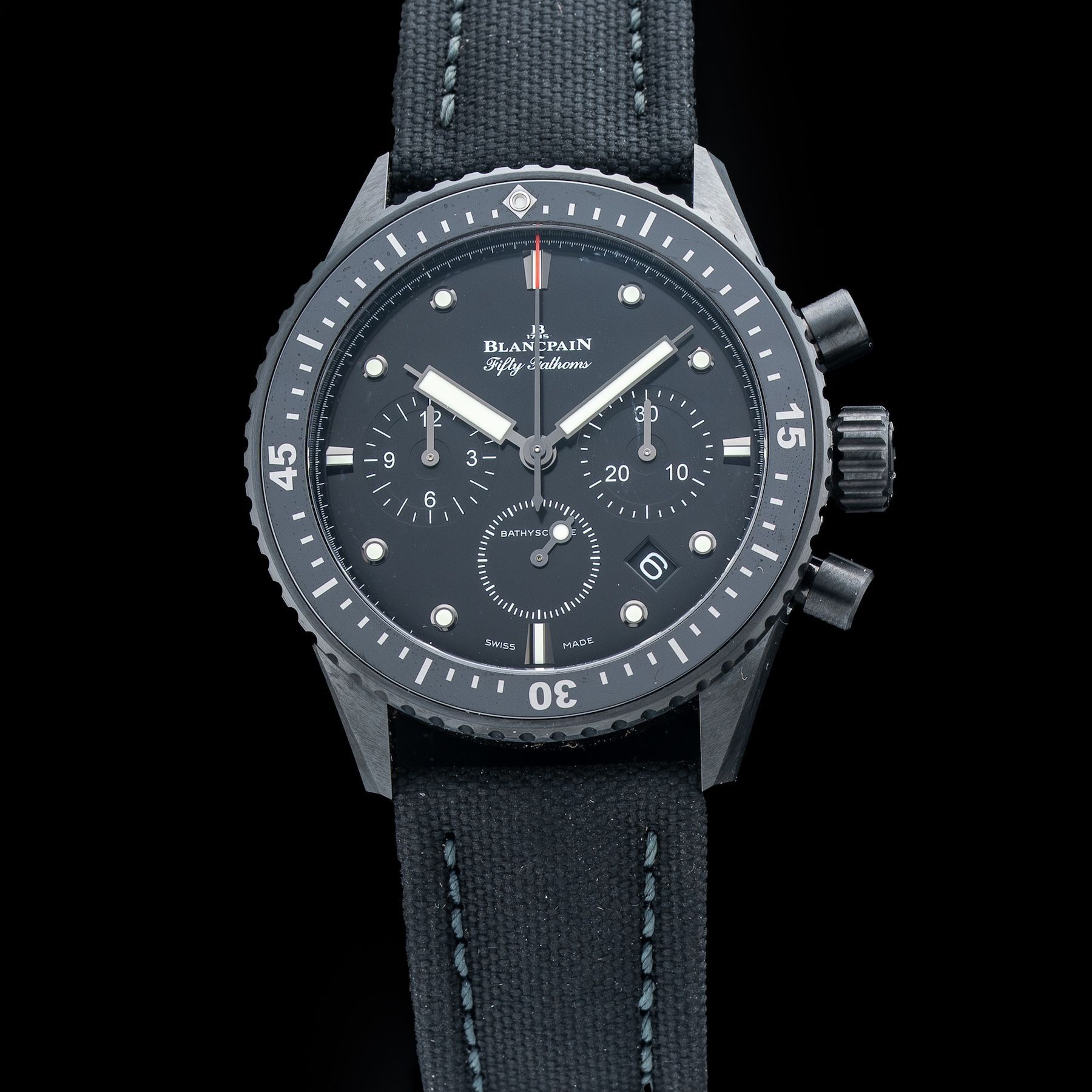 Blancpain 5200 0130 B52A Fifty Fathoms Bathyscaphe Chronographe Flyback