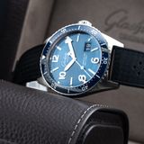 Glashütte Original SeaQ Panorama Date Blue Dial Rubber Strap image 9 thumbnail