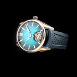 H. Moser & Cie. 3804-0901 Tourbillon Red Gold Titanium Dlc Turquoise Fumé Dial image 3 thumbnail