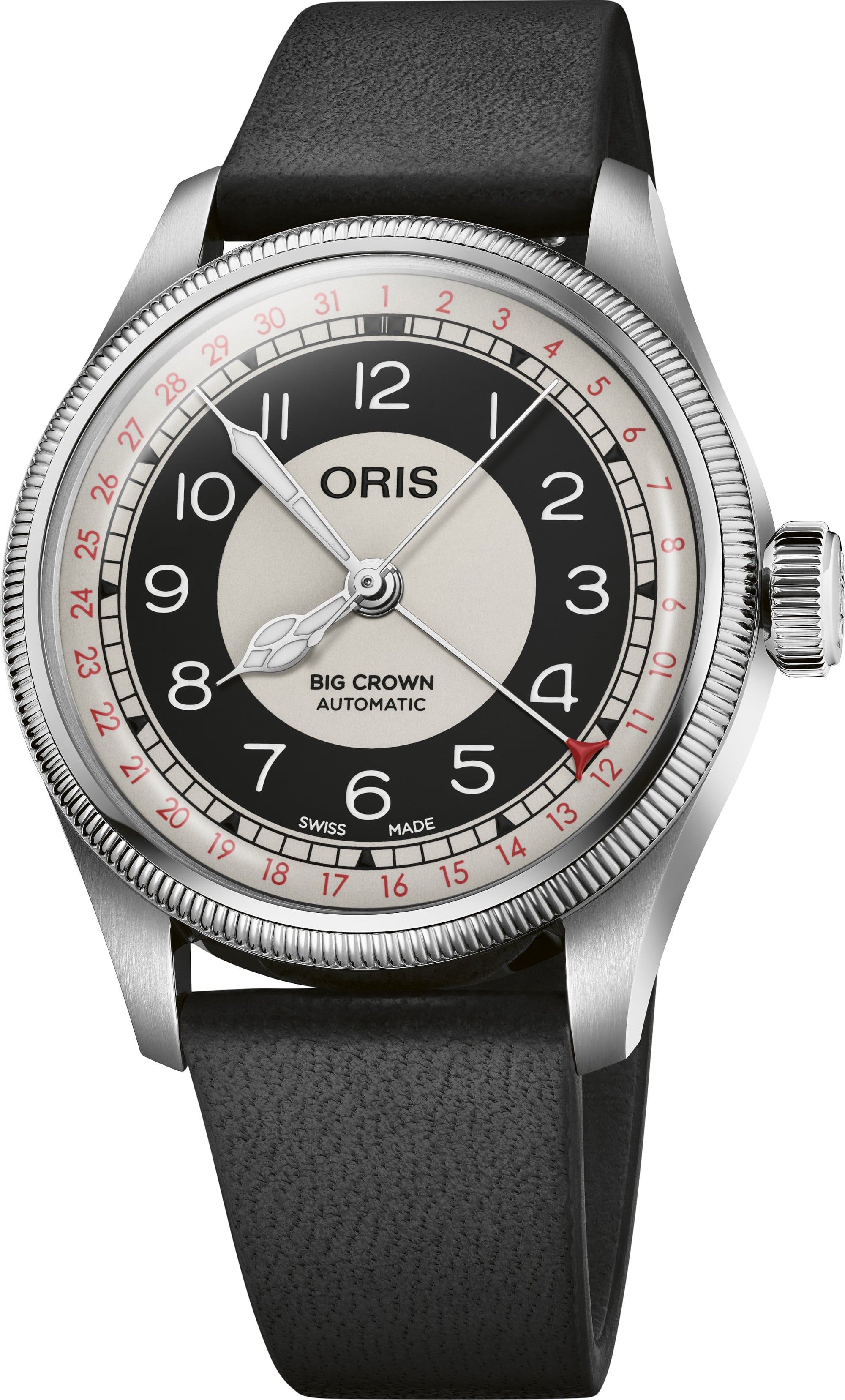 Oris 01 754 7779 4061-07 5 19 25 Big Crown Pointer Date "Bullseye"