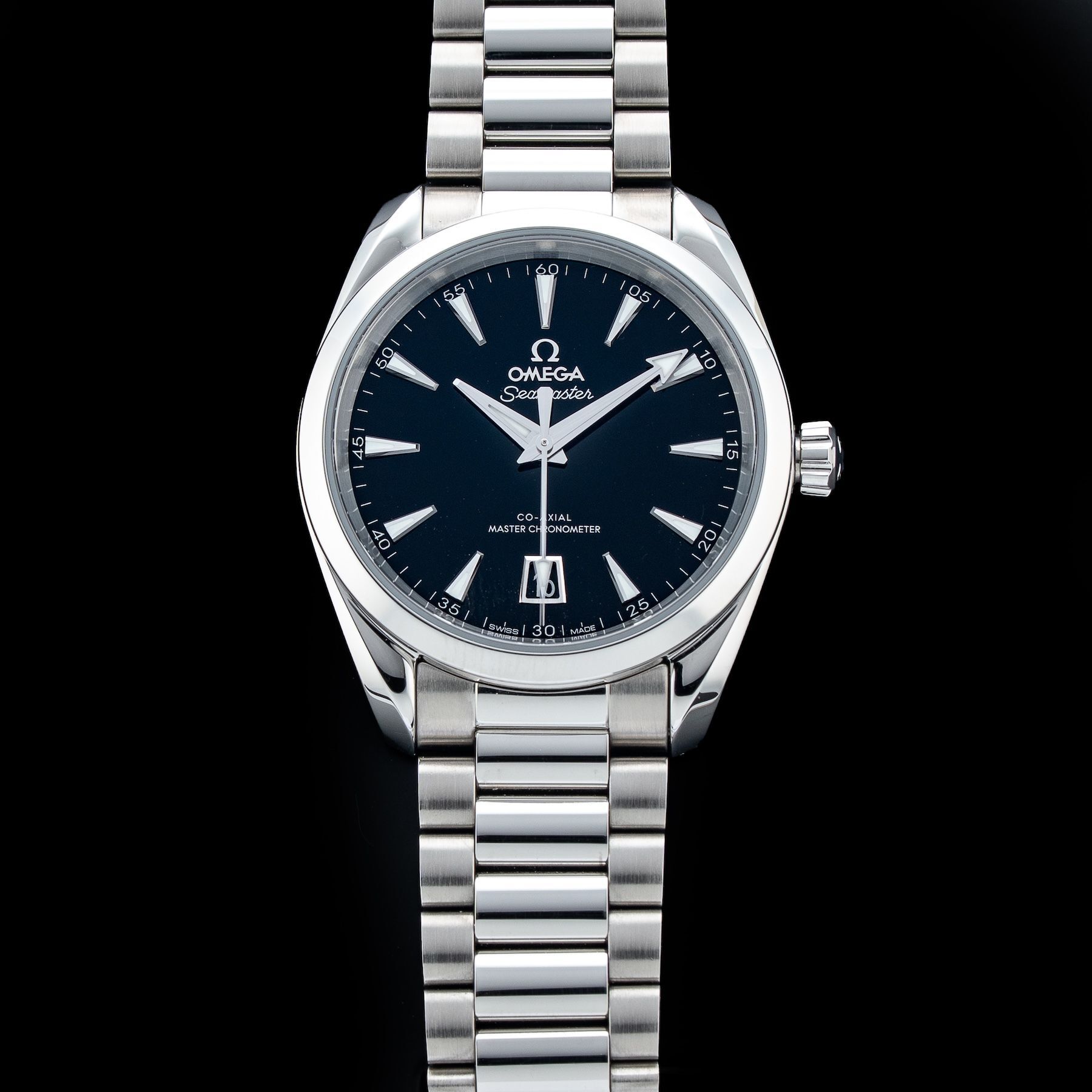 Omega Seamaster Aqua Terra 150M 38Mm Black Lacquer Dial 220.10.38.20.01.004