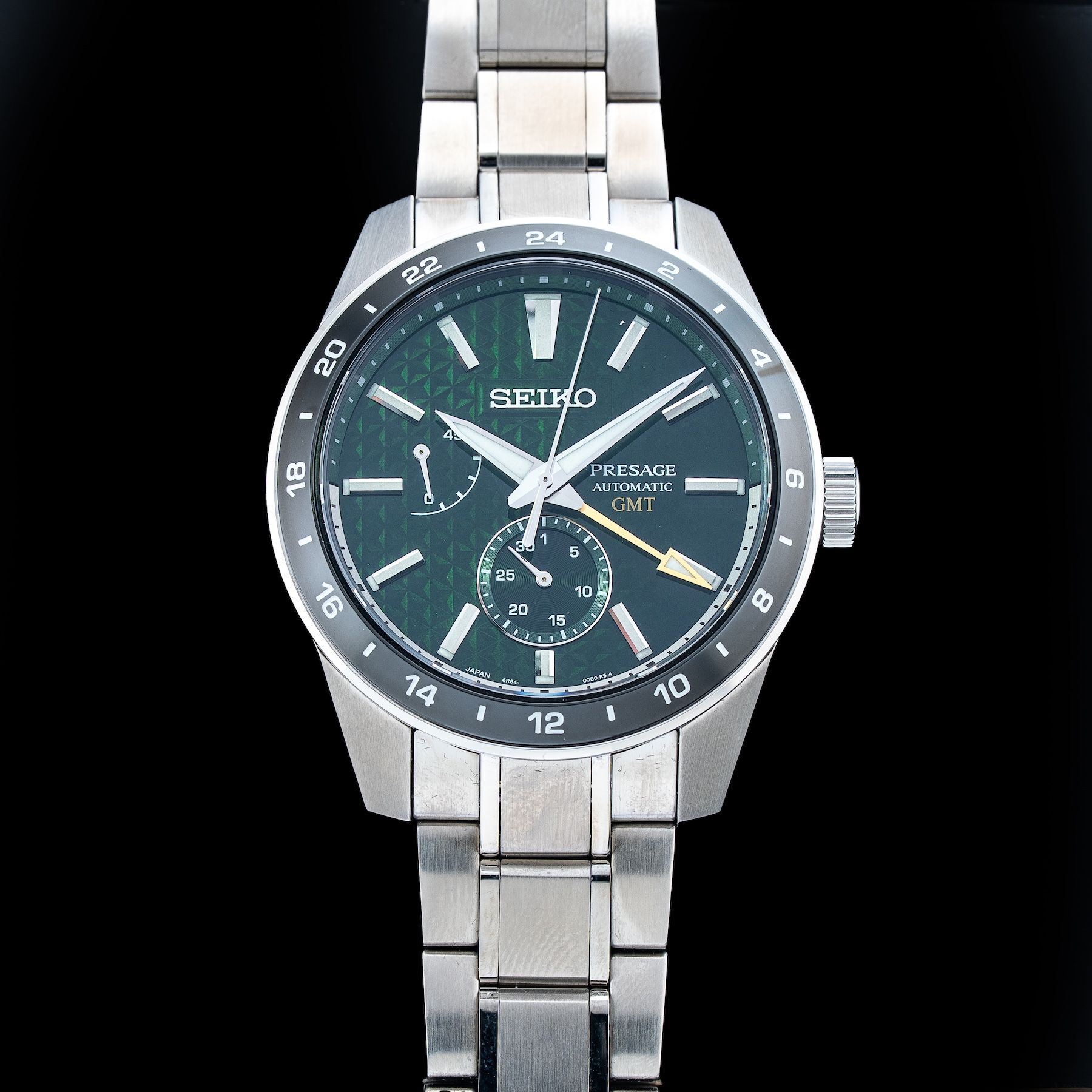 Seiko Presage SPB219 GMT Green Dial