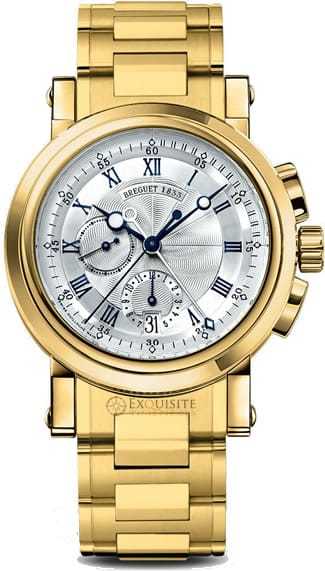 Breguet Marine 5827BA/12/AM0 White Dial Yellow Gold Case