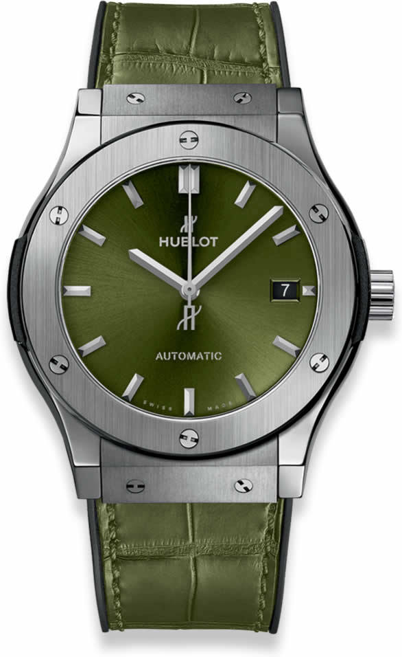 Hublot Classic Fusion Titanium Green 45mm 511.NX.8970.LR