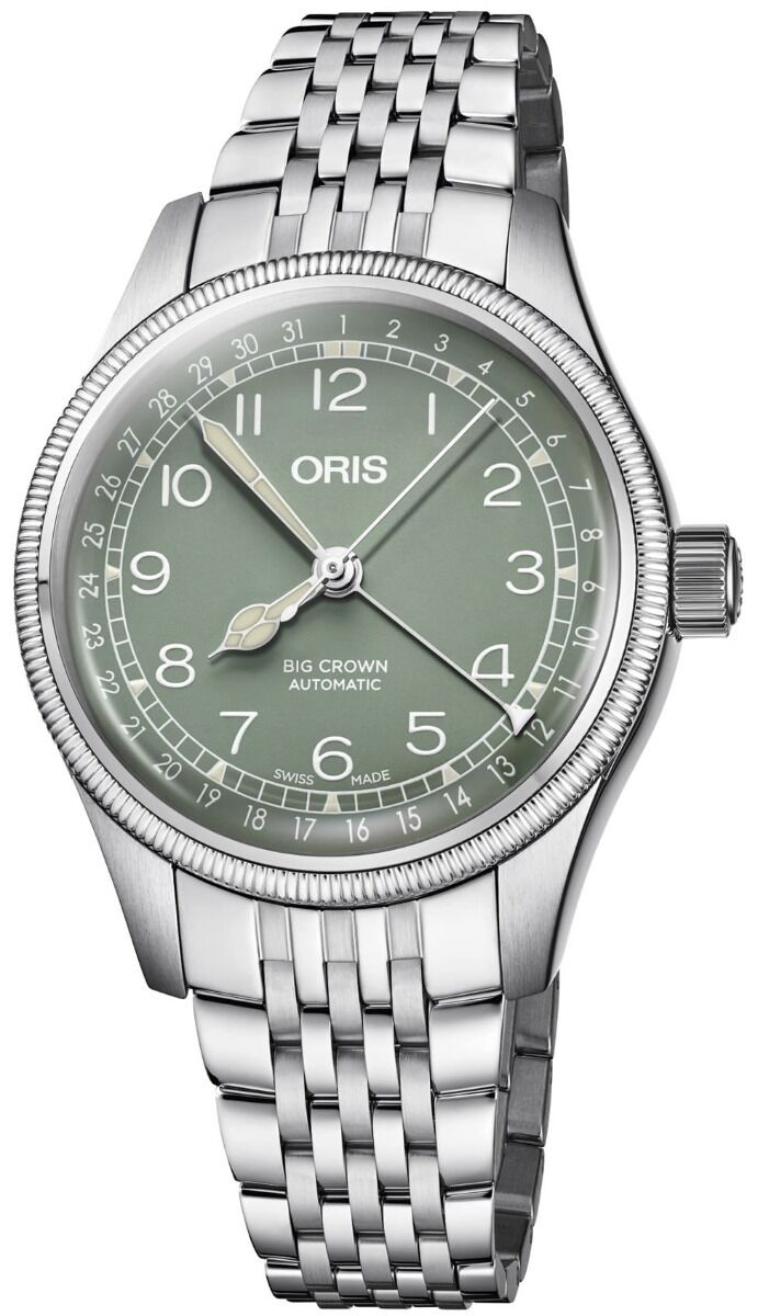 Oris Big Crown Pointer Date Green Dial Bracelet